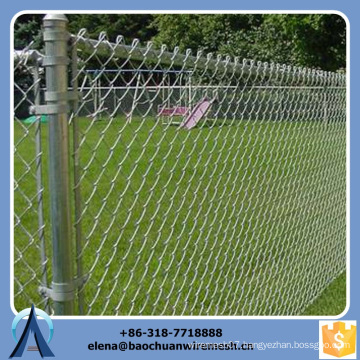 9 gauge galvanized chain link fence / 1.2mm chain link mesh fence with high quality ( Professional )